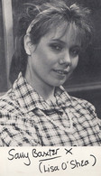 Sally Baxter As Lisa O Shea Vintage Albion Market Printed Signed Photo Cast Card - Autographes