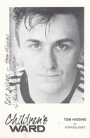 Tom Higgins As Keiran Gallagher Childrens Ward TV Show Vintage Signed Cast Card - Autogramme