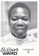 Clinton Blake As Rob In Childrens Ward TV Show Vintage Signed Cast Card - Autogramme