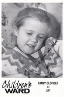 Emily Oldfied As Lucy Child Star Childrens Ward TV Show Vintage Signed Cast Card - Autographs