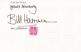 Bill Harriman The Antiques Roadshow Hand Signed Autograph - Autogramme