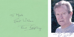 Paul Copley Shameless Hornblower 2x Hand Signed Photo Autograph S - Autografi