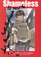 Johnny Bennett Liam Gallagher Shameless Child Star Large Hand Signed Cast Photo - Autographs