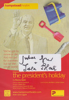 Isla Blair The Presidents Holiday Hammer Horror Films Hand Signed Theatre Flyer - Autógrafos