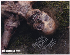 Melissa Cowan Bicycle Walker The Walking Dead 10x8 Hand Signed Photo - Autographes