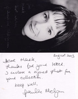 Pauline McClynn Father Ted 2x Hand Signed Photo + Letter - Autógrafos