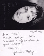 Pauline McClynn Father Ted 2x Hand Signed Photo + Letter - Autographes