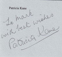 Patricia Kane Little Britain Stella The Bill Hand Signed Autograph Official Paper - Autógrafos