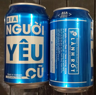 Vietnam Viet Nam NGUOI YEU CU 330 Ml Empty Beer Can / Opened By 2 Holes At Bottom - Latas