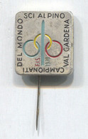 Sci Alpino - FIS World Cup 1970. Val Gardena Italy, Vintage Pin Badge Abzeichen - Jeux Olympiques