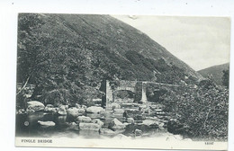 Devon    Postcard    Fingle Bridge Dartmoor Chagford Single Circle Small Steel Cds Cancel 1907 Valentine's - Dartmoor