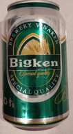 Vietnam Viet Nam BIGKEN 330 Ml Empty Beer Can / Opened By 2 Holes - Cannettes