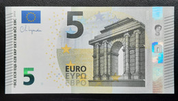 N1 PORTUGAL 5 Euro 2013 MA-serie UNC, LAGARDE Sign, Printer M010A3 - 5 Euro