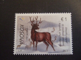 Kosovo Stamps 2021. CEPT Europa 2021: Endangered Wildlife. Fauna. Definitive Stamp MNH** (IS55-250) - Cuadernillos