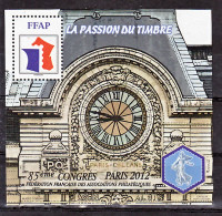 France BF  6 FFAP 85 ème Congrès DeParis 2012 Neufs ** LUXE MNH Sin Charnela - FFAP