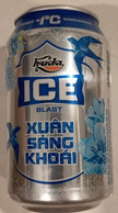 Vietnam Viet Nam HUDA ICE 330 Ml Empty Beer Can - NEW YEAR 2021 / Opened By 2 Holes - Cans