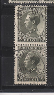 COB 401 En Paire Oblitération Centrale HERMALLE-SOUS-ARGENTEAU - 1934-1935 Leopold III