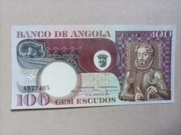 Billete De Angola De 100 Escudos De 1973, UNC - Angola