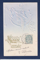 CPA Camée Type Art Nouveau Femme Woman Gaufré Embossed Circulé - Femmes