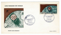COTE DES SOMALIS 1er Jour Télécoms Espace PA N° 33 - Used Stamps
