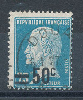 219 (o) Pasteur 50c/75c  Bleu - Oblitération De Douai - Usati