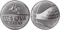 Lithuania 1 Litas 2011, Eurobasket, KM#177, Unc - Lithuania
