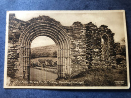 The Arch, Strata Florida Abbey, Pontrydfendigaid, 1940s - Cardiganshire