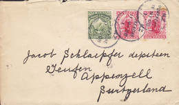 New Zealand PUKEKOHE 1908 'Petite' Cover Brief Via AUCKLAND & TEUFEN (Arr. Cds.) To APPENZELL Switzerland (2 Scans) - Storia Postale