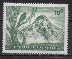 RWANDA  N° 179 * * Volcans Rapace - Volcans