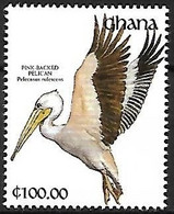 Ghana - MNH ** 1991 :     Pink-backed Pelican  -  Pelecanus Rufescens - Pelicans