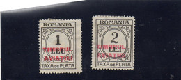 B - 1931 Romania - Segnatasse Con Sovratassa (linguellati) - Postage Due