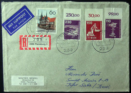 Germany - 1979/82/84 - Mi:DE 992,994,1134,1222  Yt:DE 854,859,966,1055 Registered Mail - Look Scan - Brieven En Documenten