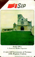 G P 184 C&C 2114 SCHEDA TELEFONICA USATA TURISTICA ASSISI 5.000 L TEP DISCRETA QUALITA' - Openbaar Voorlopers