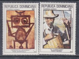 Dominicaine PA N° 364 / 65 XX  Peintres Dominicains, Les 2 Valeurs Sans Charnière, TB - Dominican Republic