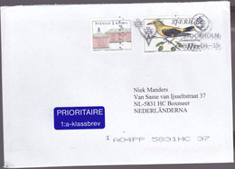 Zweden 2009, Letter To Netherland - Lettres & Documents