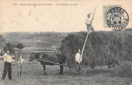 CPA 25 MONTAGNES DU DOUBS LA RECOLTE DU BLE / AGRICULTURE - Sonstige & Ohne Zuordnung