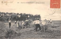 CPA 27 ENVIRONS DE FAUVILLE BATTAGE DU COLZA / AGRICULTURE - Sonstige & Ohne Zuordnung