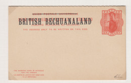 Bechuanaland Ongebruikte Postkaart(met Antwoordkaart) - 1885-1895 Colonie Britannique