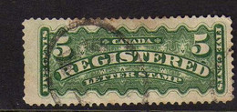 Canada -  5 C.  Lettres Chargees     Obliteres - Recomendados