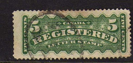 Canada -  5 C.  Lettres Chargees     Obliteres - Recommandés