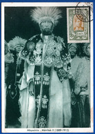 1008.ETHIOPIA 1930'S REAL PICTURE POSTCARD.EMPEROR MENELIK II SC. 134 C.T.O. - Etiopia