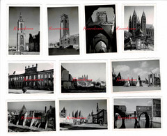 Lot 10 Photo Photos Anciennes Uniek Unique Doornik Tournai Ruines 2ieme Guerre Mondiale WW2 WWII 2de Wereldoorlog - Tournai