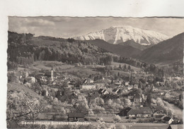 B5227) SCHEIBBS Mit Oetscher -  Tolle Haus DETAILS Im Vordergrund U. Kirche U. Berge Im Hintergrund ALT - Scheibbs