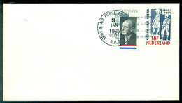 USA 1966 Cover With Special Cancel Army & Air Force Postal Service With Dutch Stamp - Cartas