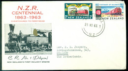 New Zealand 1963 Special Cover N.Z.R. Centennial - Storia Postale