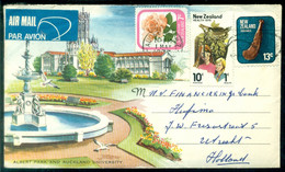 New Zealand 1977 Airmail Cover Albert Park And Auckland University - Lettres & Documents