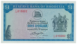 Rhodesia - 1 Dollar - 18.04.1978 - Pick 34.c - Unc. - Serie L/110 - Rhodésie