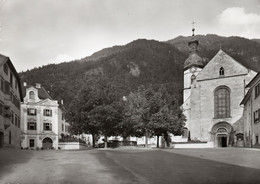 SUISSE,HLVETIA,SVIZZERA,SCHWEIZ, GRISONS,CHUR,COIRE,COIRA,PLESSUR,CATHEDRALE NOTRE DAME DE L'ASSOMPTION,CARTE PHOTO RARE - Coira