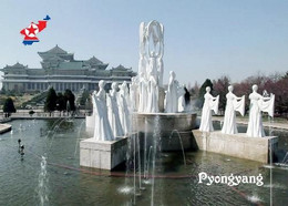 North Korea Pyongyang Mansudae Fountain Park New Postcard - Korea, North