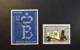 Belgie Belgique - 1986 - OPB/COB N° 2204 - 2210 (2 Values )  -  Obl. Antwerpen - Gebruikt